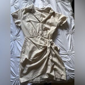 Mango Linen Dress